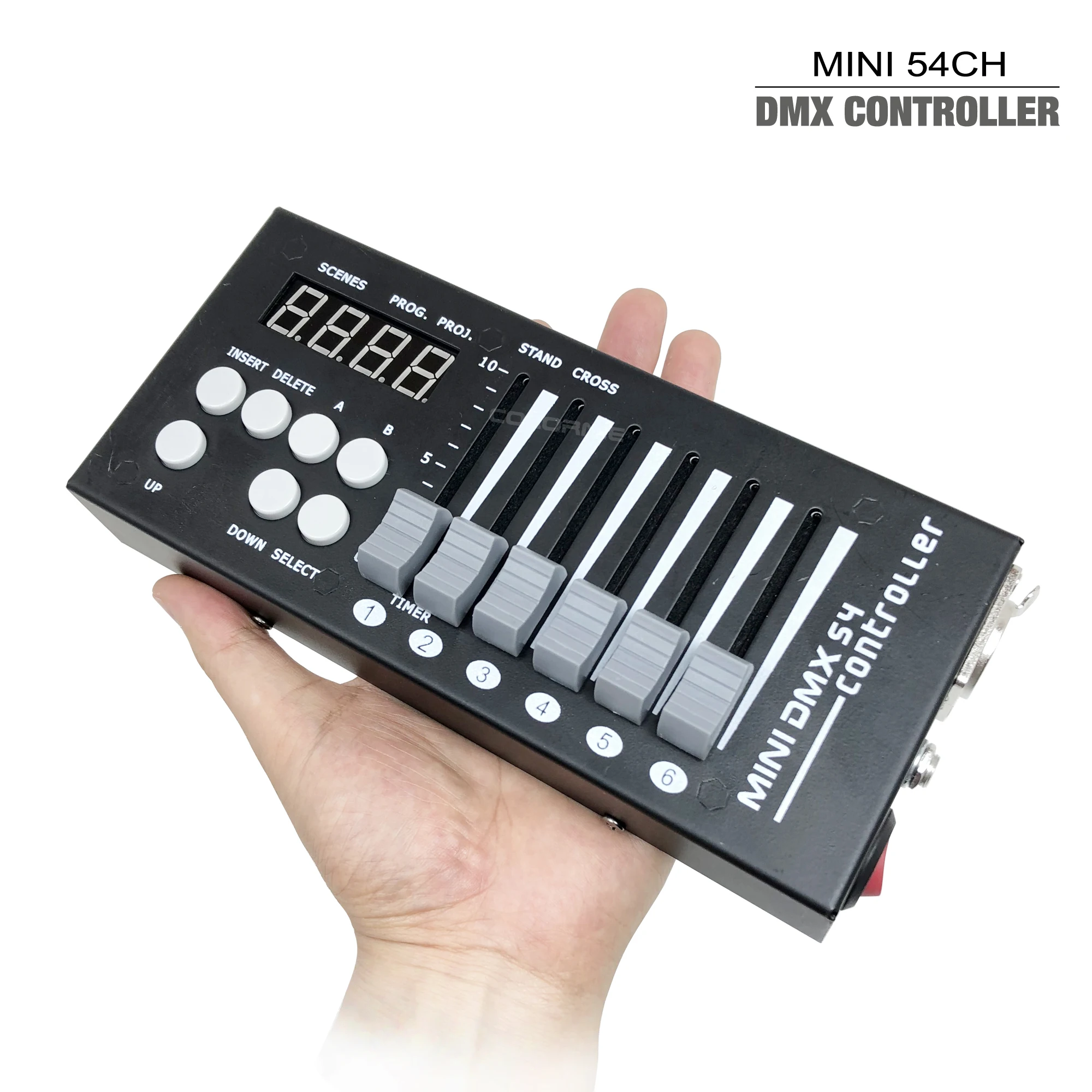 Imagem -02 - Mini Dmx Controllre com Programas Faders por Páginas Dmx Stage Lighting Console