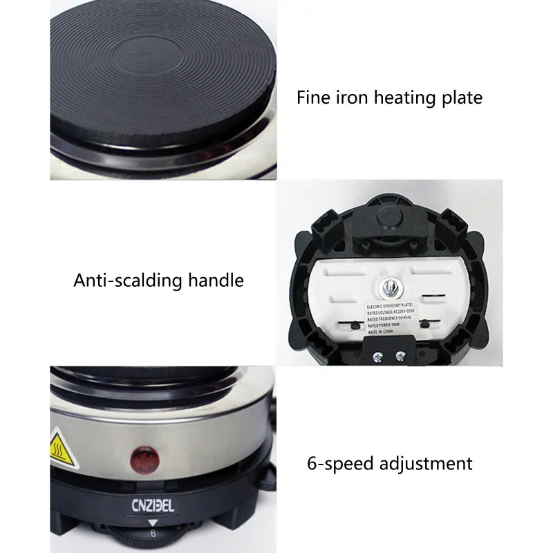 موقد كهربائي صغير طباخ ساخن لوحة الحليب المياه القهوة فرن المعالجة الحرارية أجهزة المطبخ المحمولة موقد الطبخ لوحة