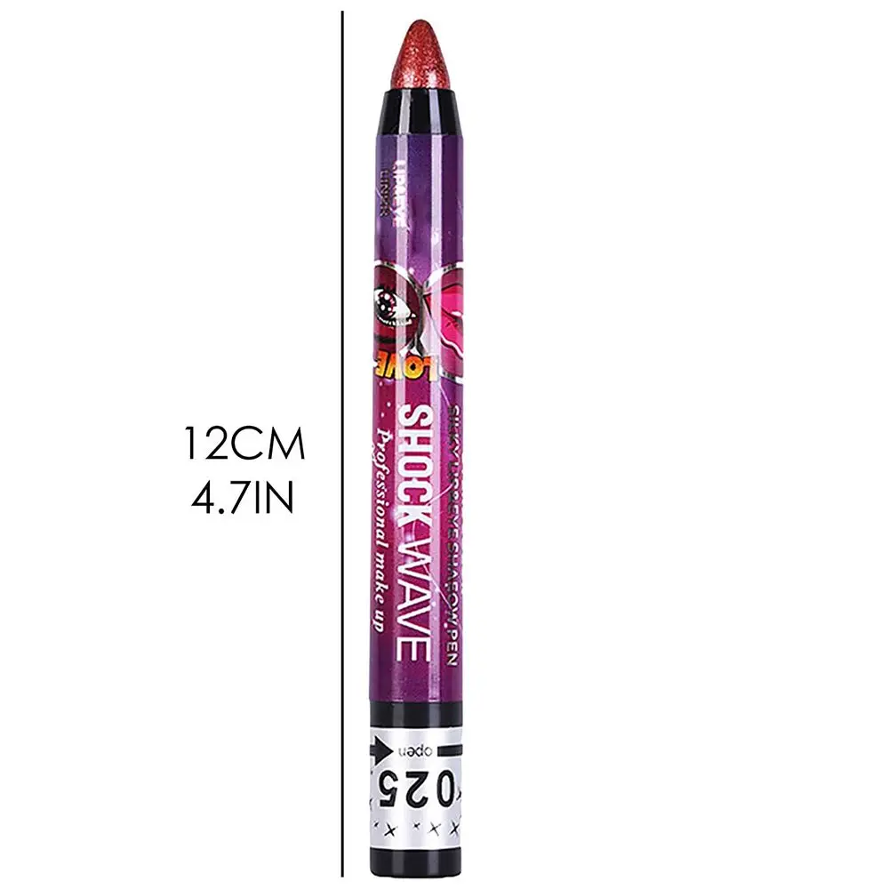 Textmarker, langlebig, farbiger Farbverlauf, Lidschatten-Stick, Bleistift, Lippenstift, wasserdicht, 2-in-1