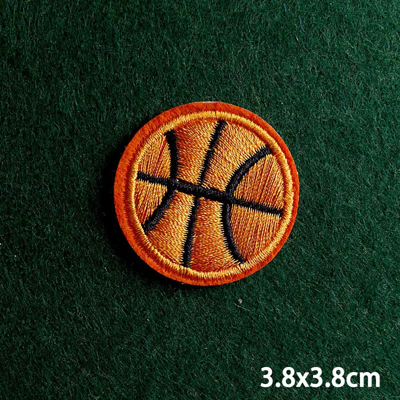 2pcs/lot Pulaqi Football Patch Badge Embroidered Patches For Clothing DIY Basketball Football Club Badges Iron on Patch Jacket