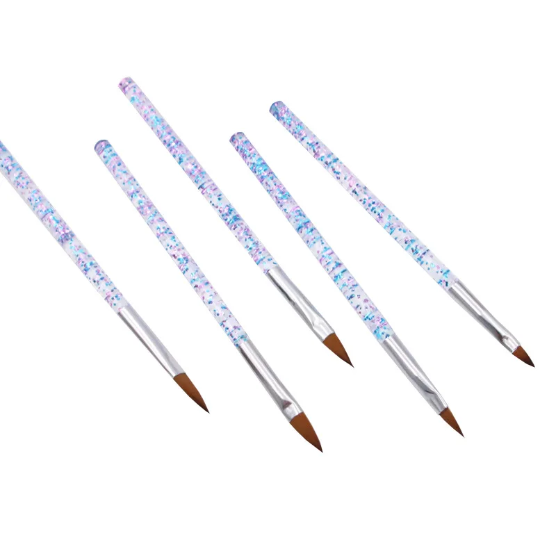 5pcs/pack High Quality UV Gel Nail Art Painting Pen Nail Art Brush Set Crystal Carving Pen Professional Manicure Tool