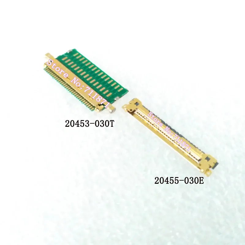 LVDS eDP 30Pin 20455-030E 20453-030T Adapter Connector 30Pin screen cable Welded connector Socket 30P EDP Connector Adapter