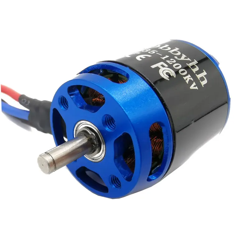 Hobbyhh 2835 (2216) 1200kv Brushless Motor Power 295w Suitable for RC Aircraft and UAV With 3.5mm banana head