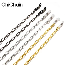 2022 New Trendy Sunglasses Gold Link Chains Gothic For Women Men Mask Glasses Bead Chain Eyeglass Eyewear Lanyard Wholesale