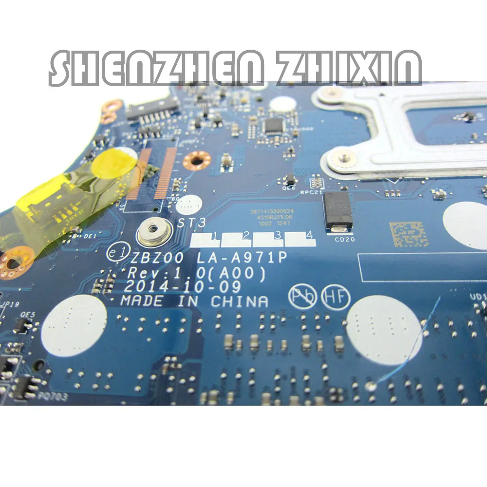 yourui For DELL Latitude E7250 Laptop Motherboard I5-5300U CPU LA-A971P CN-0G9CNK 0G9CNK G9CNK Tested 100% work
