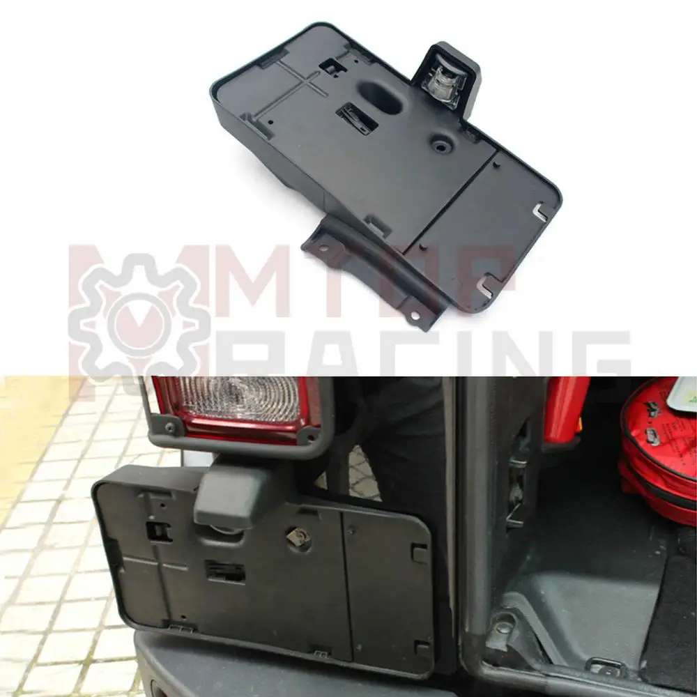 

Rear License Plate Holder Bracket Black Mount For Jeep Wrangler JK 2007 2008 2009 2010 2011 2012 2013 2014 2015 2016 2017
