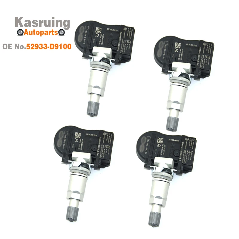 

Датчик давления в шинах TPMS 52933-D9100 52933D9100 для Kia Sportage 2019 2020 2021 NIRO OPTIMA для HYUNDAI ELANTRA 433 МГц, 4 шт.