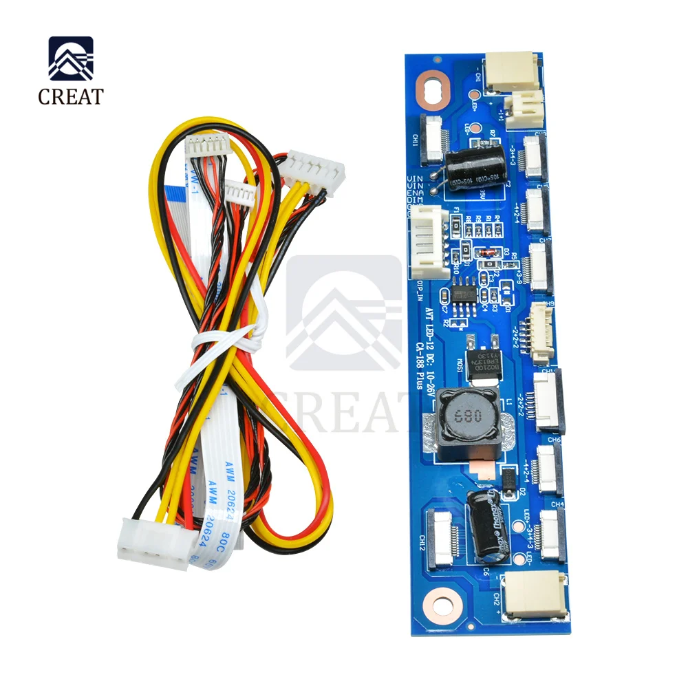 Universal Multifunction Inverter for Backlight LED Constant Current Board Driver Board 12 connecters LED Strip Tester