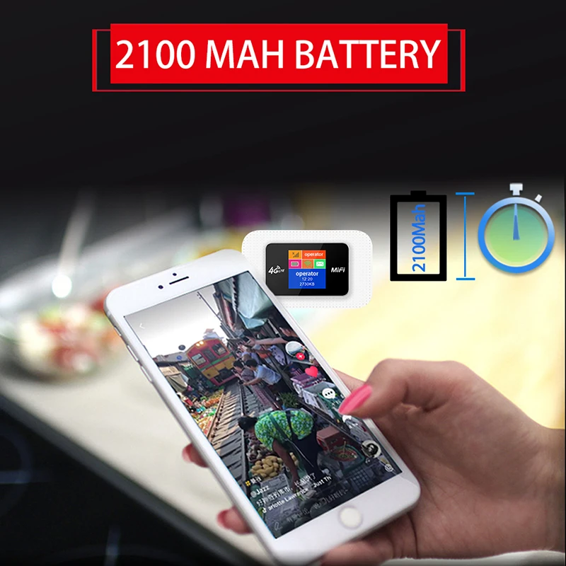 TIANJIE 4G SIM Card WIFI Router Mobile Wi-Fi LTE 100Mbps Travel Partner Wireless Pocket Networt Hotspot Broadband 3G Mifi Modem