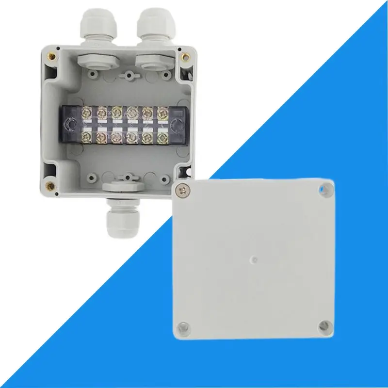 Waterproof Enclosure Case Electrical Junction Box Connector Terminal Wire Cable