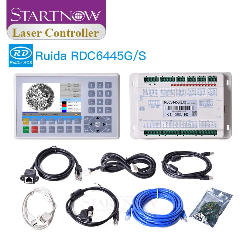 Imagem -06 - Ruida Co2 Laser Controlador Atualização Motherboard para Cnc Laser Máquina de Corte Sistema de Controle Rdc6445gt5 Rdc6445s