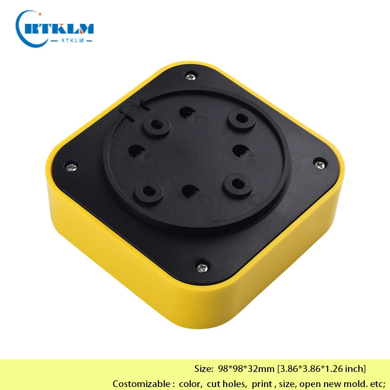 DIY Desktop Box ABS Plastic Housing Instrument Case for Electronic Project Wall Mount Junction Box 98x98x32mm
