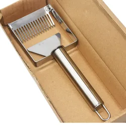 Beekeeping Tools Honey Scraper Fork Wooden Handle Stainless Steel Uncapping Forks Beekeeper Bee Hive Bee Honey Tool