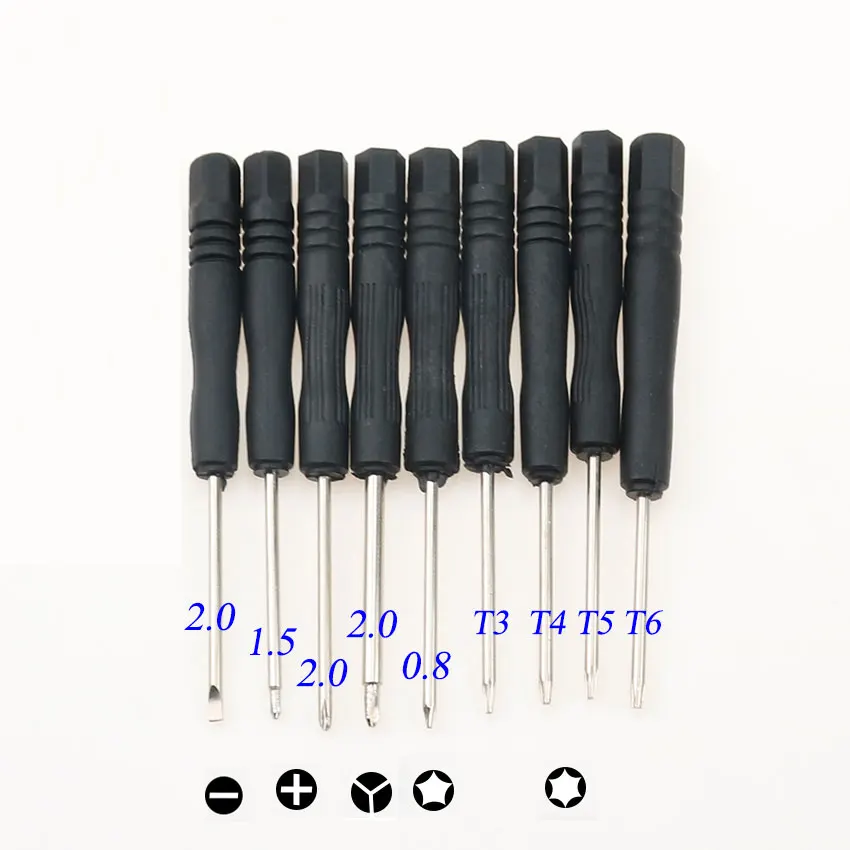 1pcs Mini Screwdriver 2.0+,2.0-,1.5+,2.0Y,T3,T4,T5,T6,0.8 Torx,Screw Driver Home DIY Hand Repair Tools