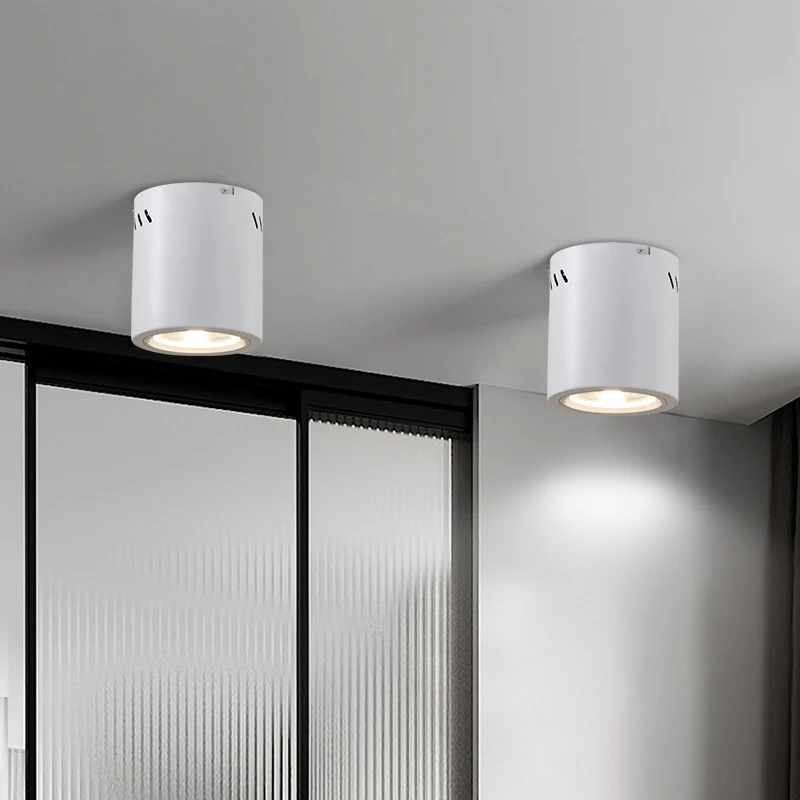 Drop-in type surface mounted lamp 10W 15W 20W dimmable ceiling lamp LED spotlight background ceiling downlight