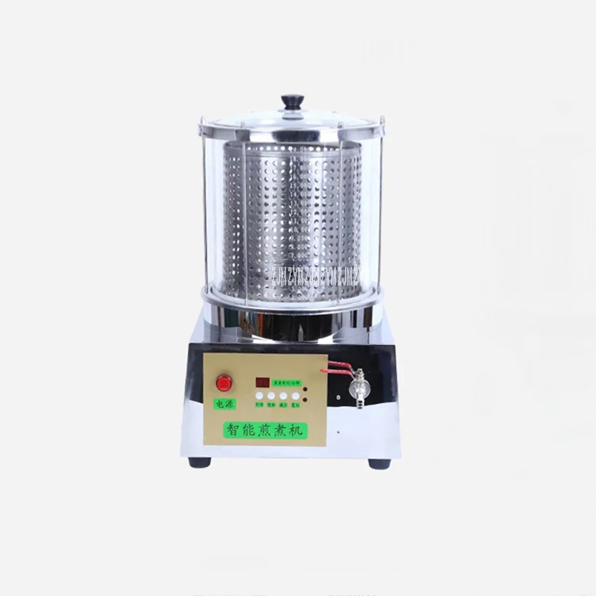 Automatic Decocting Machine Large Capacity 20L Thickened Glass stainless steel Pot Intelligent Operation Panel Timing 1800W 220V