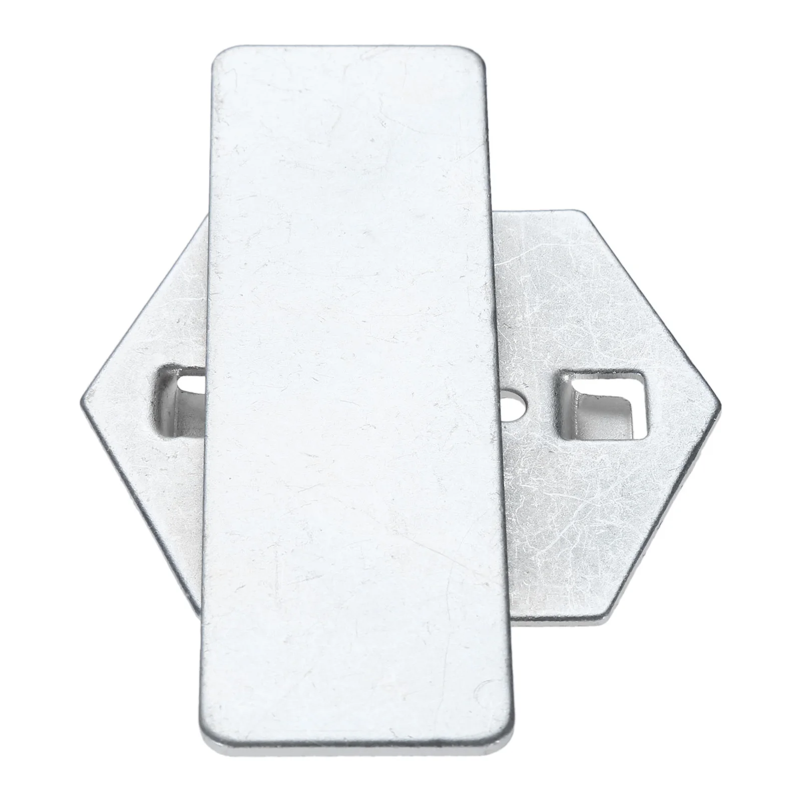 DRELD 30x95MM Metal Display Rack Tool Hanging Hook Metal Good Shelf Hooks Square Hole Plate Tool Household Kitchen Storage Tool