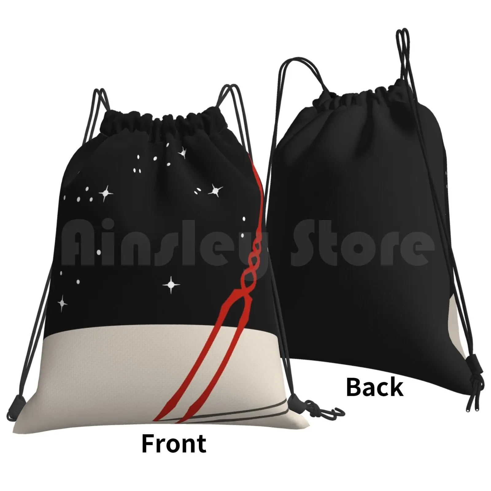 Lance Of Longinus-No Logo Backpack Drawstring Bags Gym Bag Waterproof Shin Seiki Eva Nge Lance Of Longinus