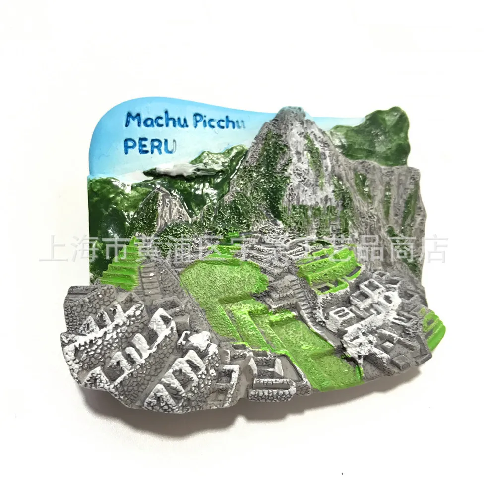 Paris France Tokyo Japan Golden Pavilion (Kinkaku) Cairo Egypt Thailand Nepal Machu Picchu Peru Berlin Germany Decor Fridge