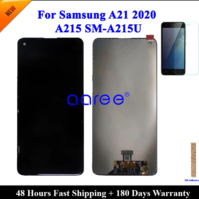 LCD Screen  For Samsung A21 2020 LCD  For Samsung A21 A215 SM-A215U  LCD Screen Touch Digitizer Assembly