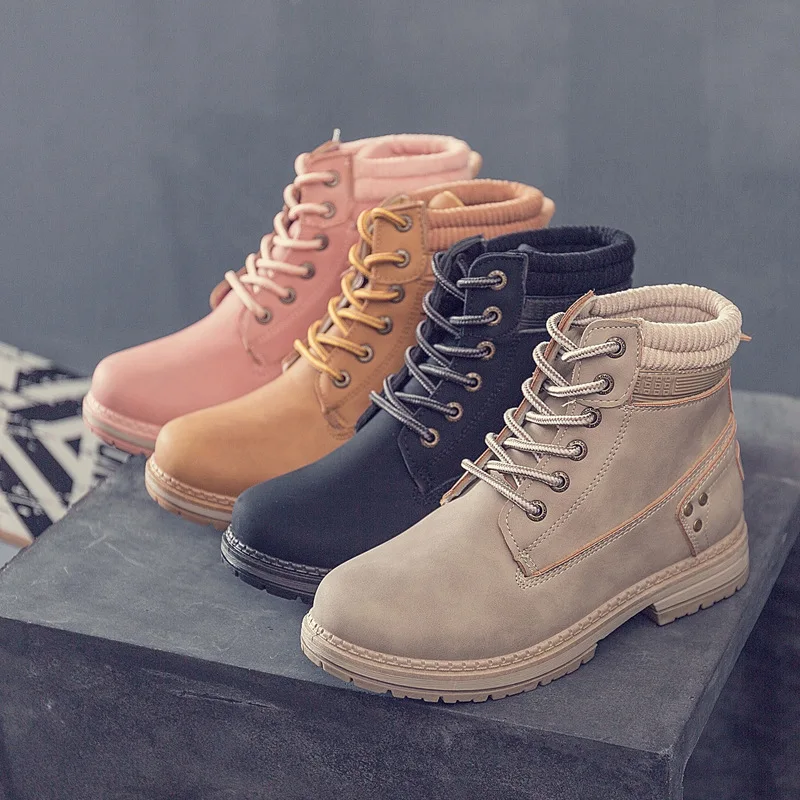 Women Boots Ankle Boots Autumn Winter Shoes Woman High Quality Motorcycle Short Boot Ladies Booties Botas Mujer WSH4221