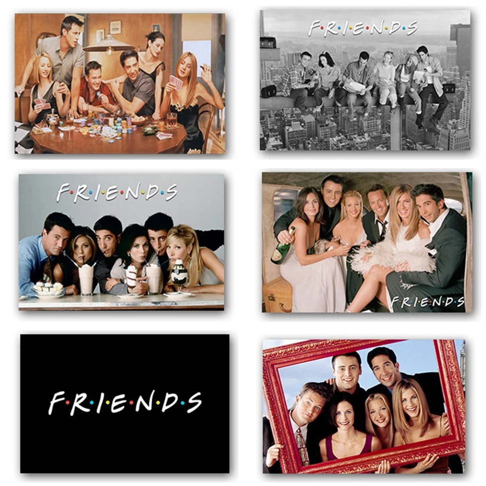 Friends classic TV show posters and prints mural pictures living room bedroom home decoration