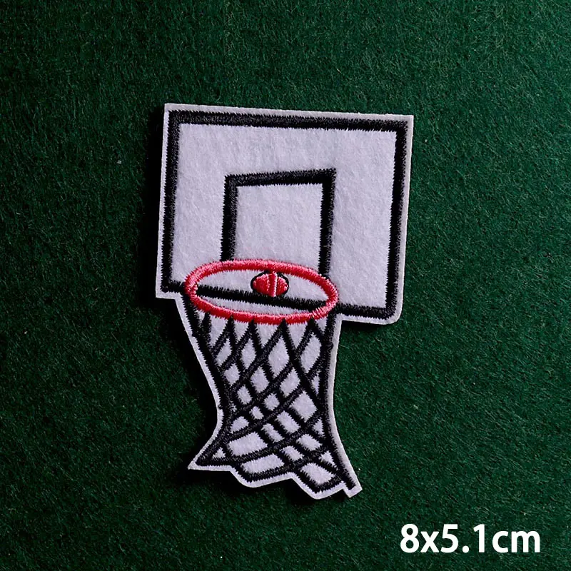 2pcs/lot Pulaqi Football Patch Badge Embroidered Patches For Clothing DIY Basketball Football Club Badges Iron on Patch Jacket