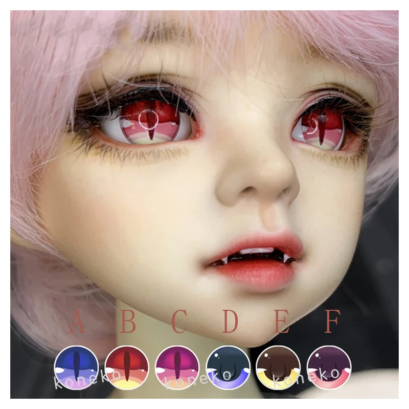 

BJD doll eyes 18mm 1/4 doll cartoon eyes for 1/8 1/6 1/4 1/3 BJD SD doll accessories eyeballs for dolls 10mm-18mm-24mm