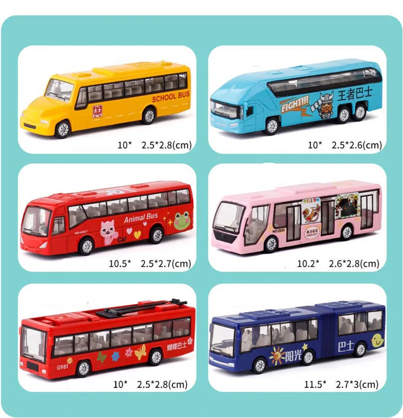 Hot 1:64 alloy pull back set bus model,original packaging gift box toy,high simulation bus school bus,free shipping