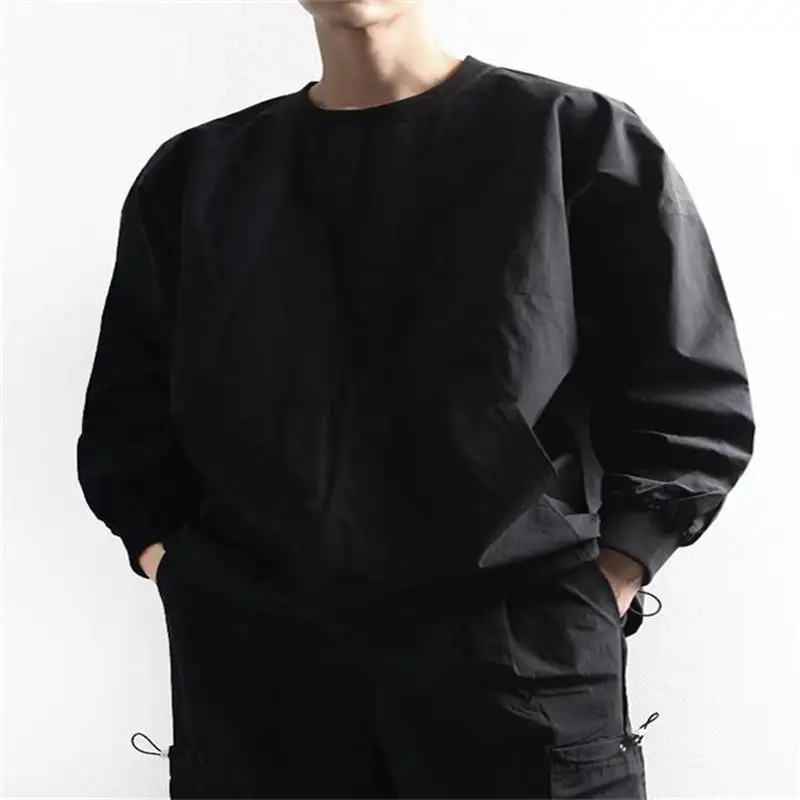 Men's Long Sleeve T Shirt Spring And Autumn New Fashion Trend Round Collar Leisure Large Long Sleeve T Shirt