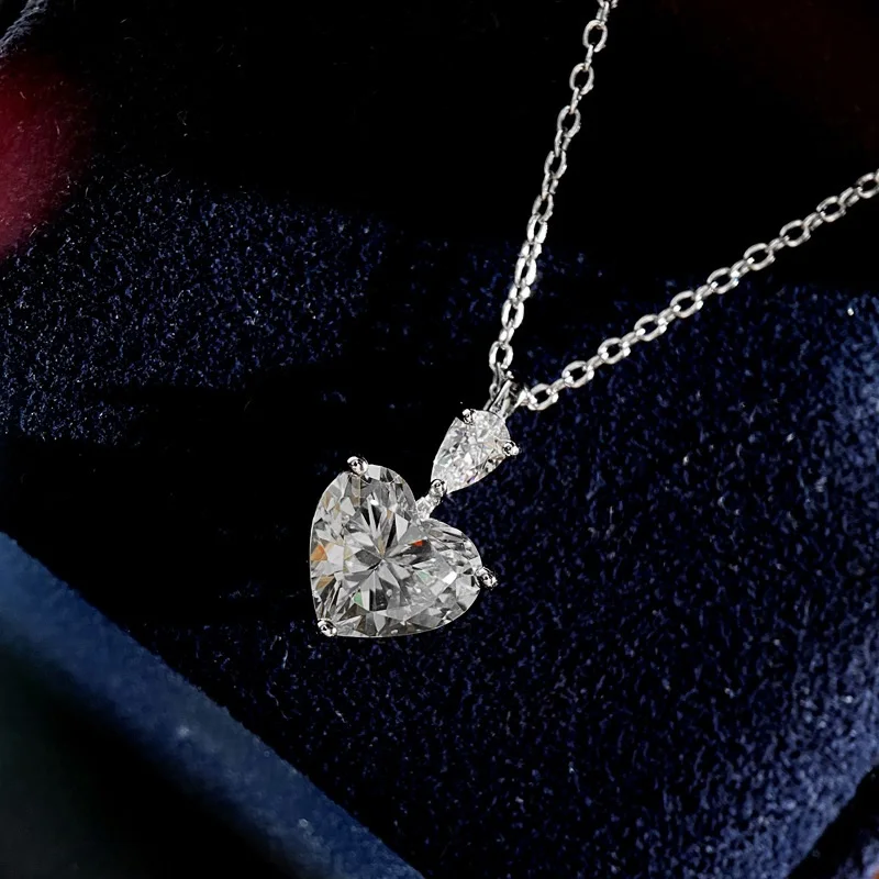 CAOSHI Temperament Lady Wedding Necklaces with Brilliant Crystal Trendy Women Engagement Accessories All Match Trend Jewelry