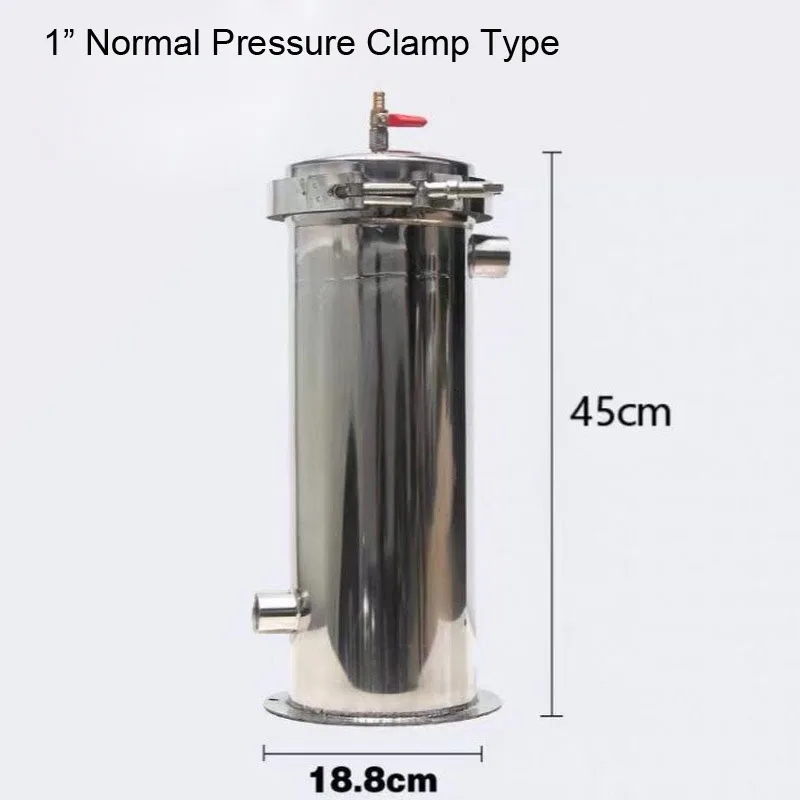 Stainless Steel Bag Diesel Filter Precision Gasoline Sewage Oil Filtering Electrophoresis Filter Barrel