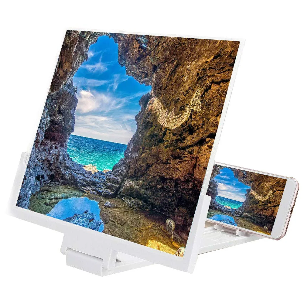 14 Inch 3D Phone screen Amplifier HD Phone Screen Enlarger Amplifier Glass with Foldable Stand увеличитель для телефон