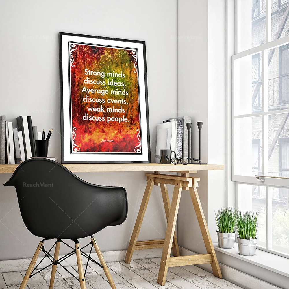 Socrates Quote Poster 
