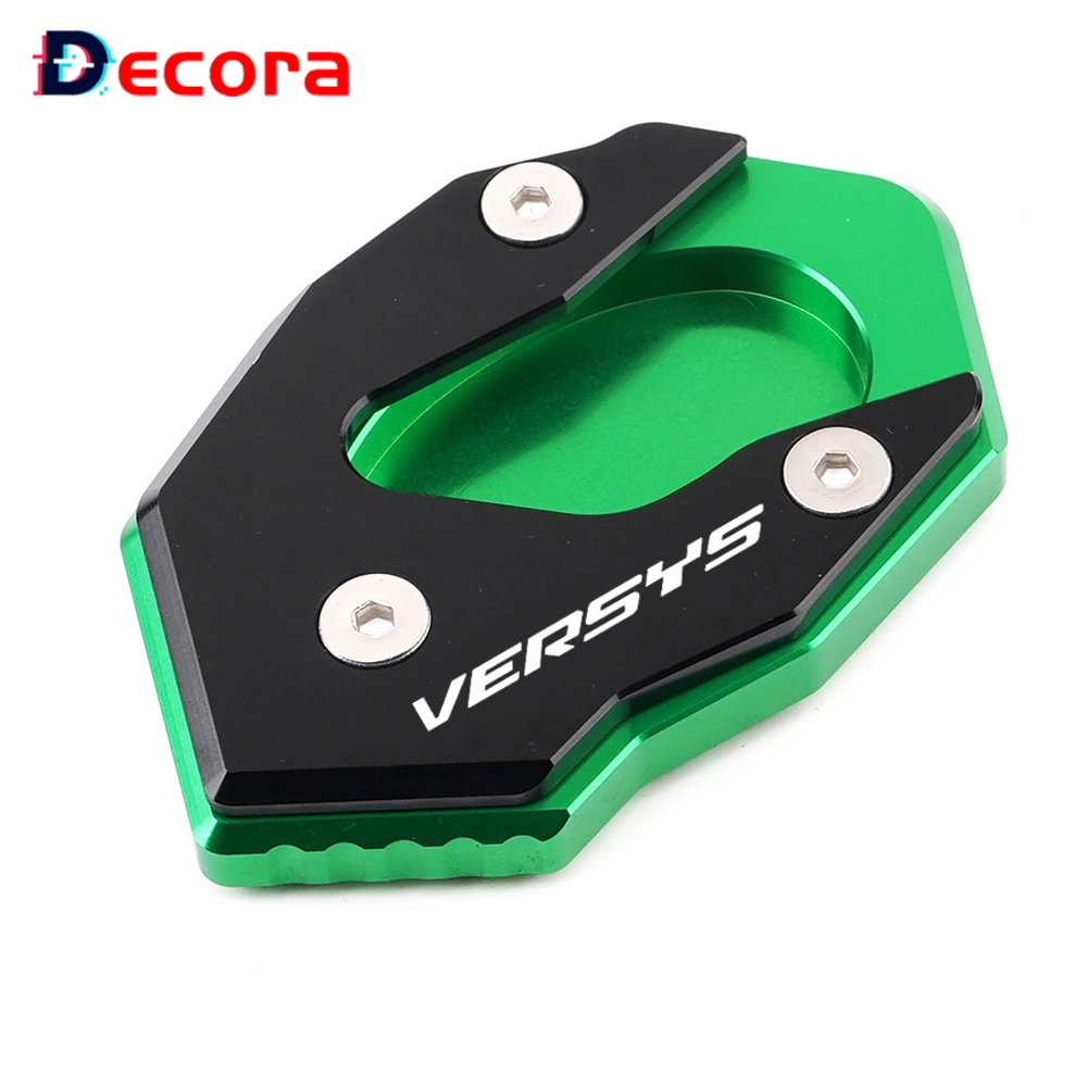 3 Colors For Kawasaki Versys 300 1000 X300 X250 Versys300 Versys1000 Moto Kickstand Extension Side Sdand Sidestand Enlarge Pad