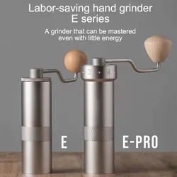 1ZPRESSO epro Manual Grinder Burr Grinder Kitchen Grinding Tools Stainless Steel Adjustable Coffee Bean Mill Mini Bean Milling