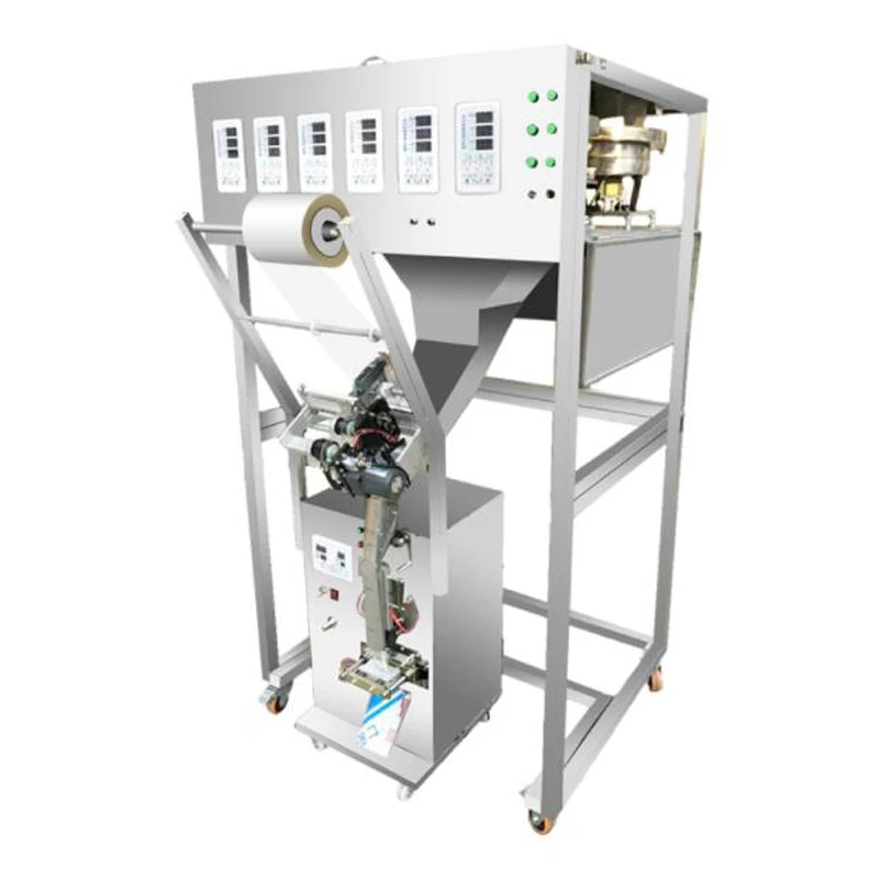 

Mixed packaging machine granule powder filling machine mixed grain scented tea seasoning powder multi-head distribution machine