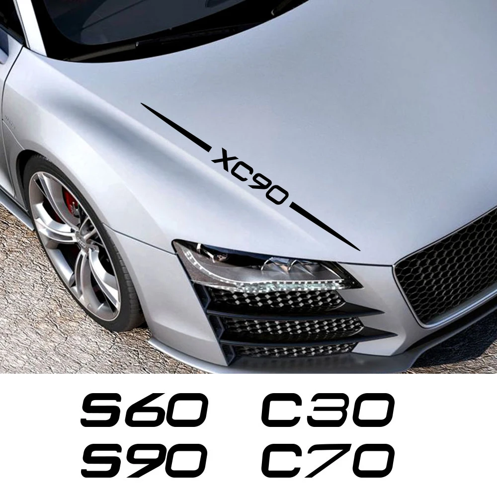 Pegatinas de vinilo para todo el cuerpo de coche, accesorios para Volvo XC90 XC60 S60 AWD C30 C70 S40 S80 S90 T6 V40 V50 V60 V70 V90 XC40 XC70