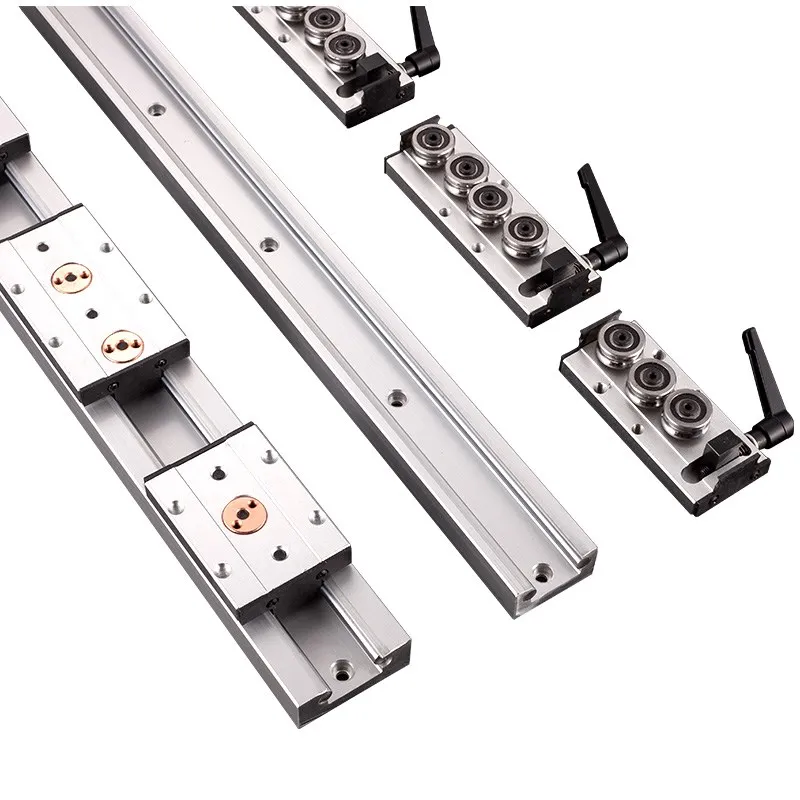 Dual-Axis Guide Rail Linear Rail 1/2PCS SGR10 100-1150mm+High Speed Guider locking Slider SGB10+Lock