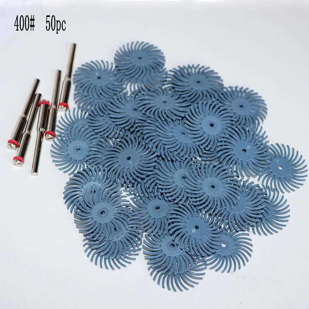 1 Zoll Radial Bristle Disc Kit Schleifbürste 1/8 Zoll 3 2,35 mm Schaft Detail Polierscheibe für Dremel Drehwerkzeug-Zubehör – Detail 4