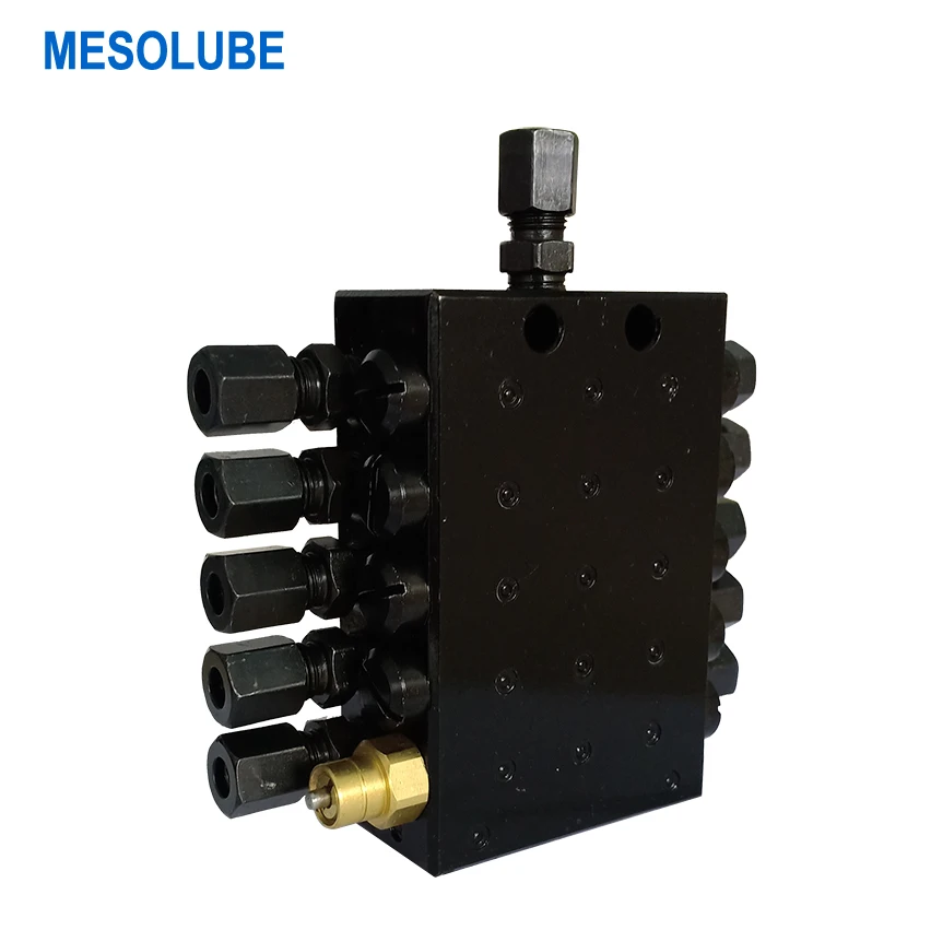 Mesolube 10-Ổ Cắm Dầu Mỡ Phân Phối Dầu Bôi Trơn Đo Sáng Thiết Bị Phân Phối Van Cho Tiến Bộ Hệ Thống Bôi Trơn