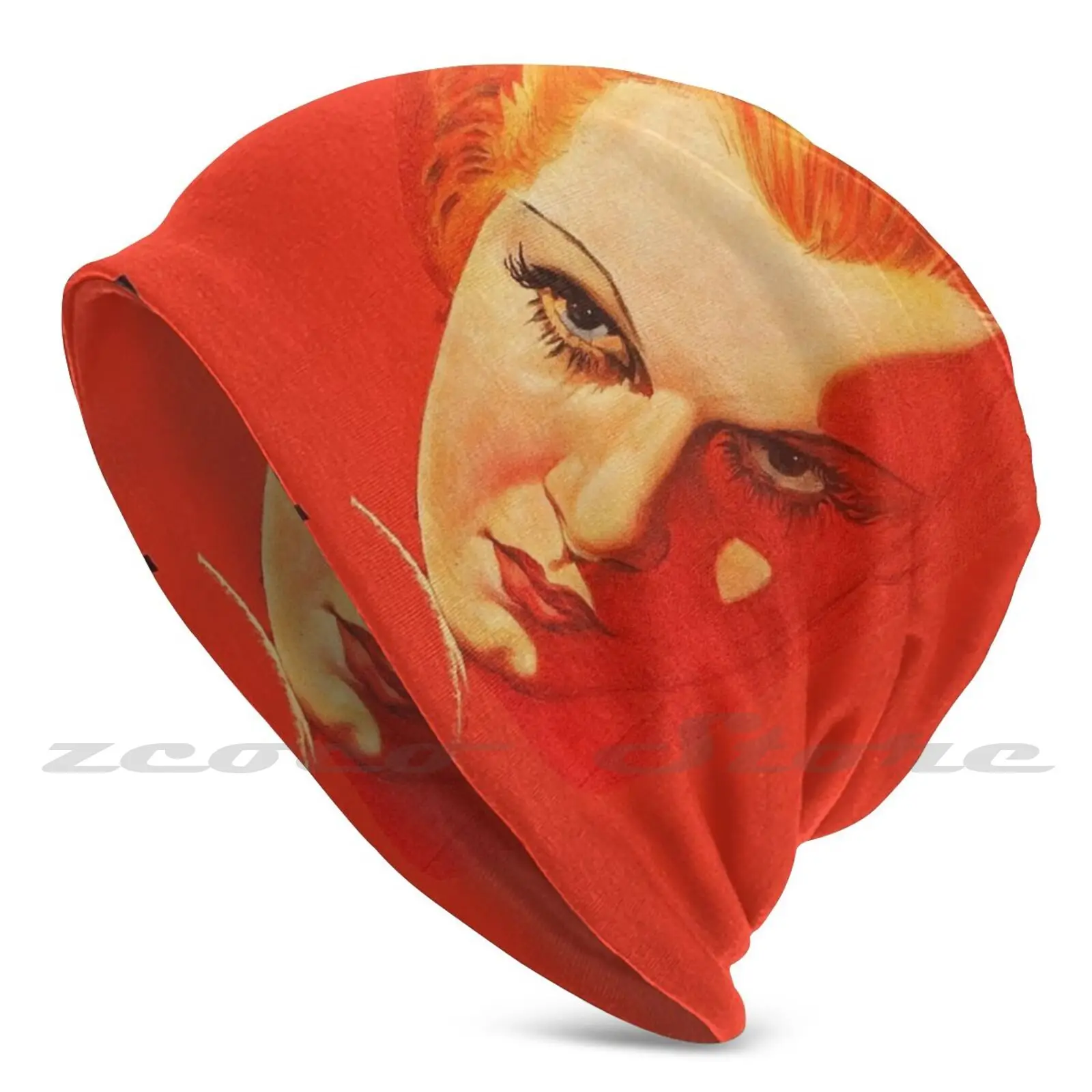 Jean Harlow In Red Headed Woman Adult Kids Knit Hat Hedging Cap Outdoor Sports Breathable Jean Harlow 1930S Glamour Fashion