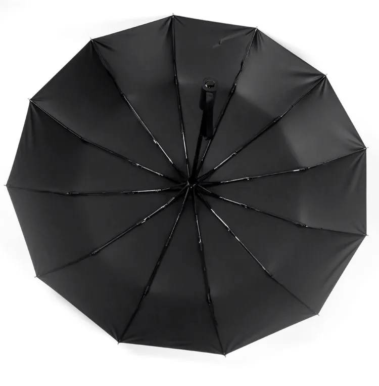 4s original for Audi umbrella bulletproof safety rain high-grade sunscreen black glue 12-bone automatic folding umbrella