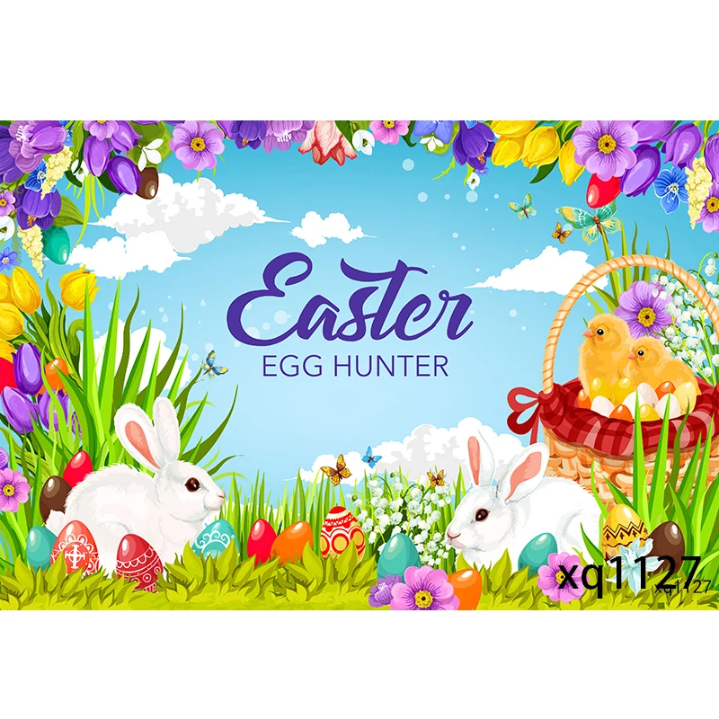 春のイースターの写真の背景,花,ウサギ,卵,新生児,赤ちゃん,子供のポートレート,写真スタジオ