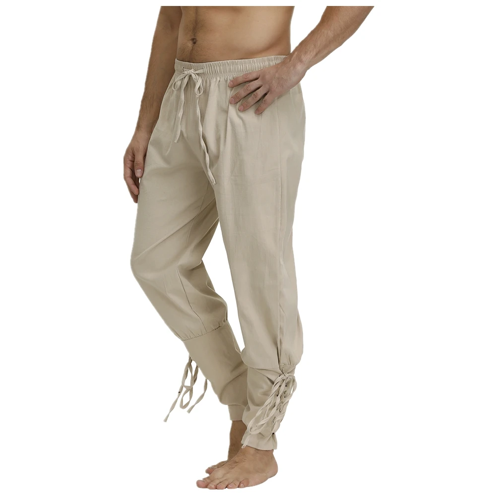 Pirate Pants for Men Cosplay Costumes Renaissance Medieval Gothic Pants Pirate Costume Trouser Men
