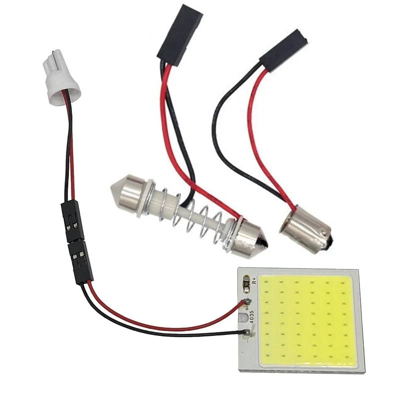 10PCS Truck Car Auto BA9S/Festoon/T10 W5w Led Bulb Light Wire Harness Adapter BA9S/Festoon/T10 socket holder