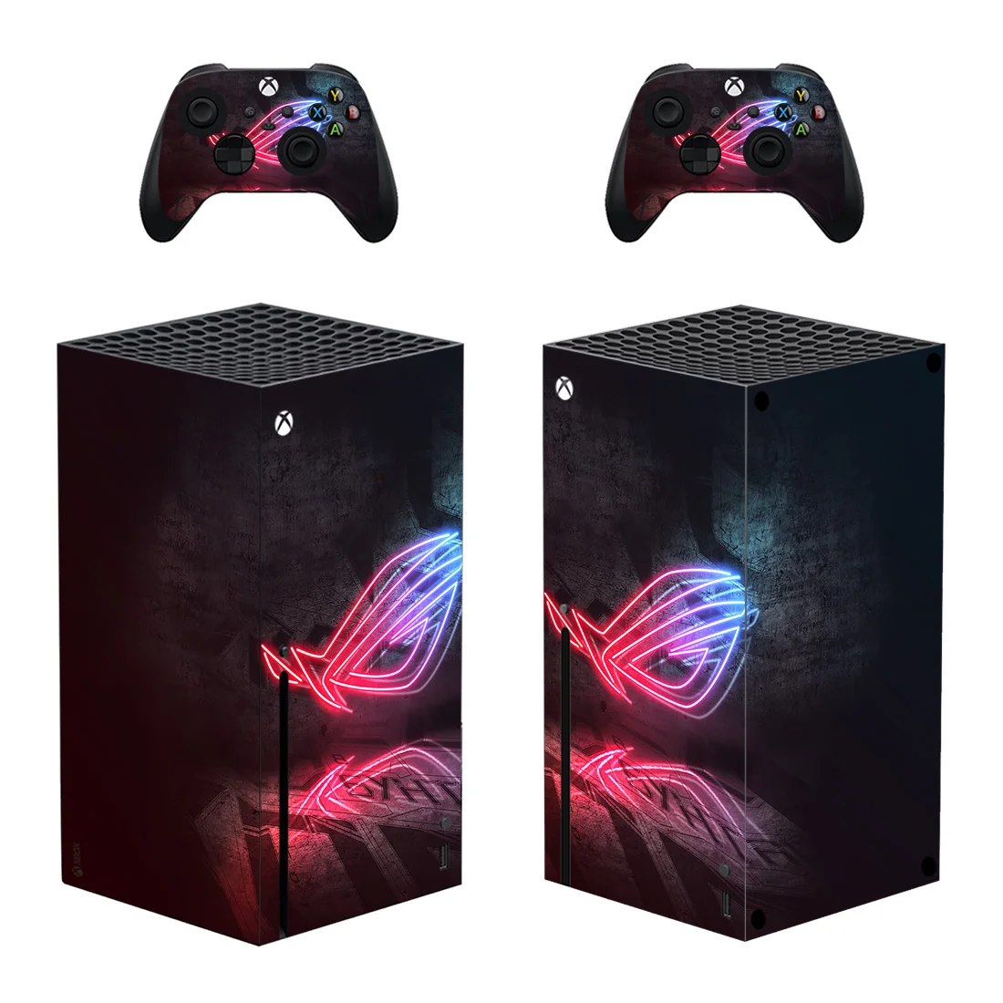 Retro Masks Style Xbox Series X Skin Sticker for Console & 2 Controllers Decal Vinyl Protective Skins Style 1