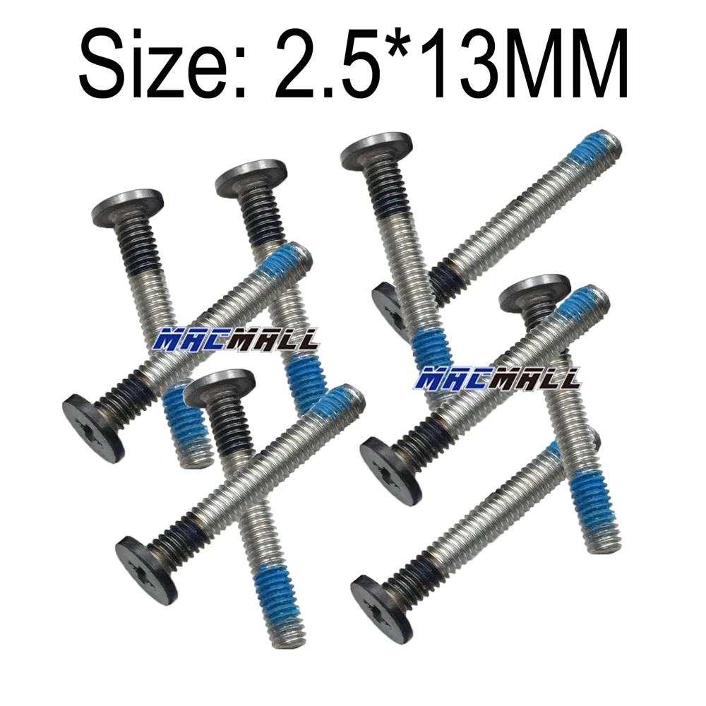 10PCS/Set 2.5*13MM New For Dell Alienware 13 15 17 R2 R3 R4 R5 Replacement Bottom Case Cover Screws