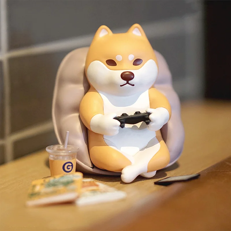 

Shiba At Home Series Blind Box Surprise Box Guess Bag Cute Desktop Model Shiba Inu Tide Play Figurines for Girls Birthday Gift