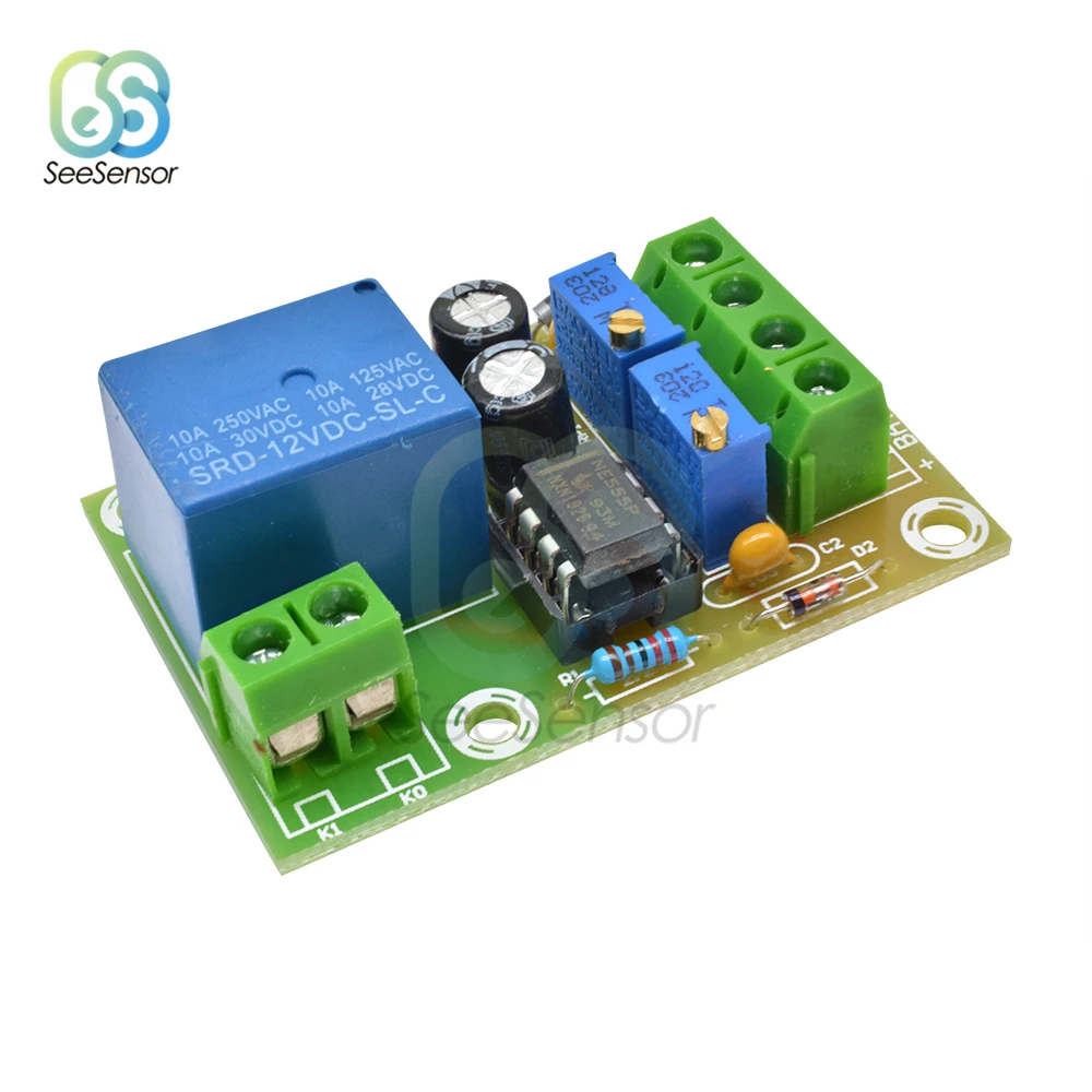 XH-M601 12V Battery Charging Control Board Intelligent Charger Power Supply Control Module Panel Automatic Charging/Stop Switch